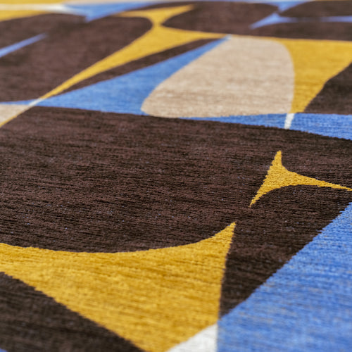 Louis De Poortere vloerkleed Sunny Blue - blauw - 170x240cm