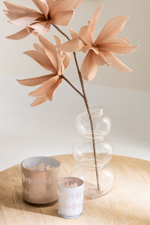 J-Line vaas Bol - glas - transparant - large - 36 cm hoog