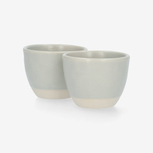 The Table Atelier Eierdop Set van 2 5x4 cm Sea Salt - vtwonen shop