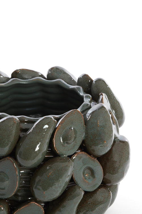 Light & Living vaas AVOCADO - Ø31.5x23cm - bruin - vtwonen shop