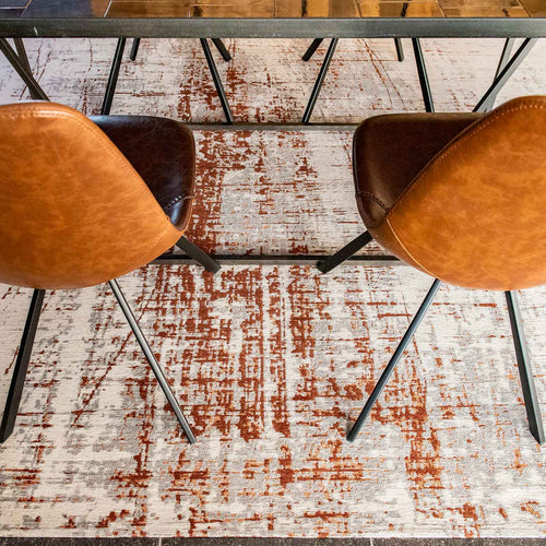 Louis De Poortere vloerkleed Copperfield - bruin - 140x140cm - vtwonen shop