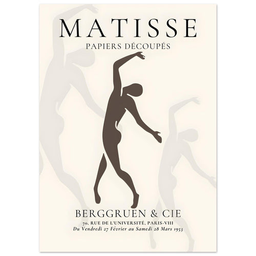 Artfulprints  Matisse – Dancing silhouettes   poster 50x70 cm - vtwonen shop