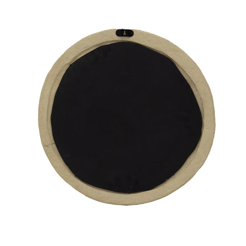 Giga Meubel Spiegel Paige - Rond - Naturel - 110cm