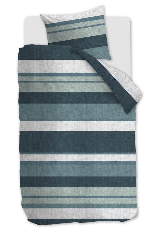 Ambiante dekbedovertrek Dani - 140x200/220 cm - blauw