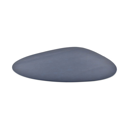 Bonbistro - Placemat 45x37cm lederlook blauw Layer - Set van 4