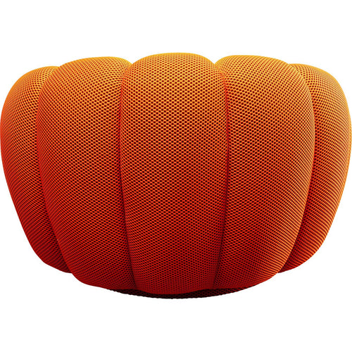 Kare Design Draaifauteuil Peppo Bloom oranje