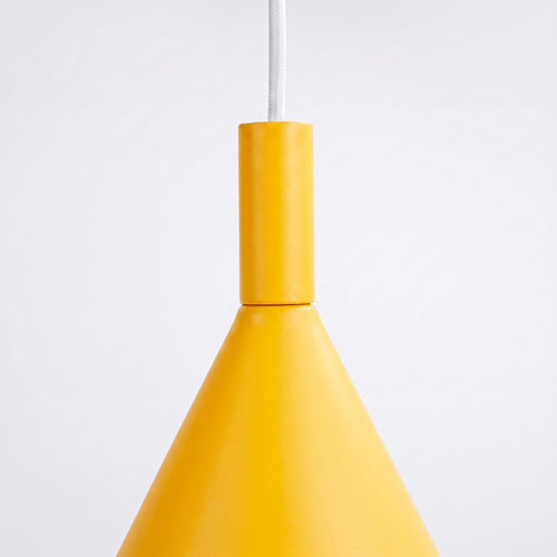 Sollux Lighting Hanglamp NOX 25 geel - 24,5x24,5x140cm