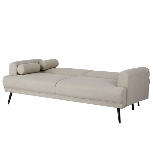 Giga Meubel Slaapbank Jason - Beige Stof - 209x91x85cm - vtwonen shop