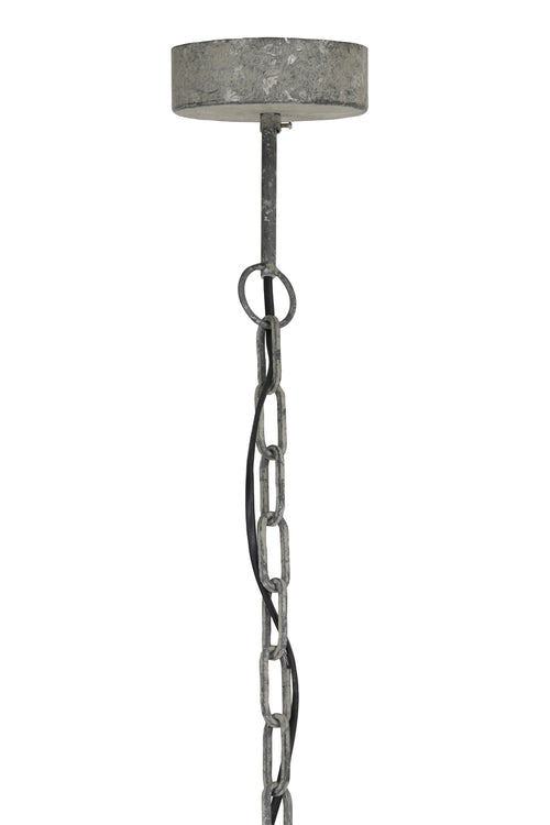 Light & Living hanglamp LUNA - Ø51x63cm - wit - vtwonen shop