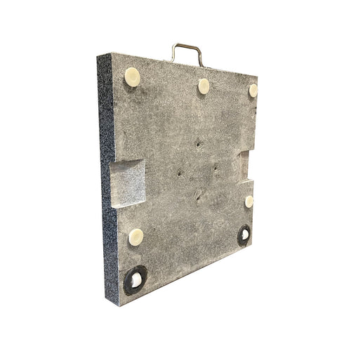 Hawaii granieten parasolvoet - 90 kg - zwart gepolijst