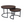 Starfurn  salontafel Otik - bruin - 70x70x45cm