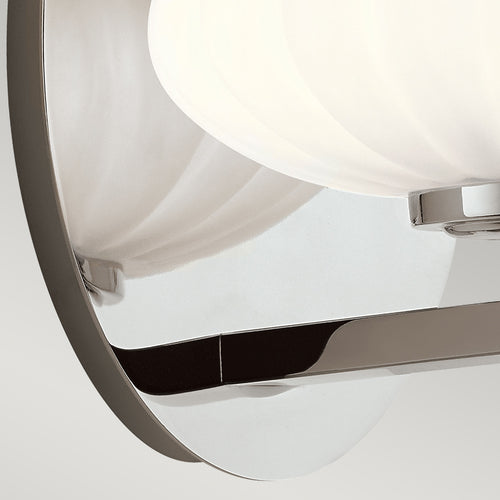 Elstead Kichler Pim Badkamer Wandlamp Gepolijst Chroom, 3000K, IP44