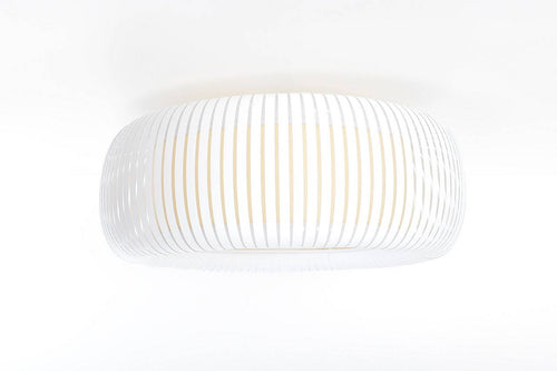 bpskoncept plafondlamp Oblo - wit kunststof - diffuser