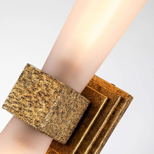 Up & Down Wandleuchte Modern Distressed Gold 3000K IP44 2x G9