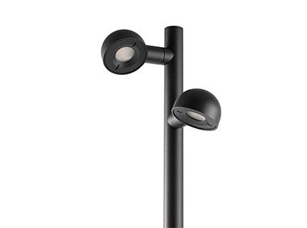 Faro BROT - Geïntegreerde LED vloerlamp multi-arm zwart, 2700K