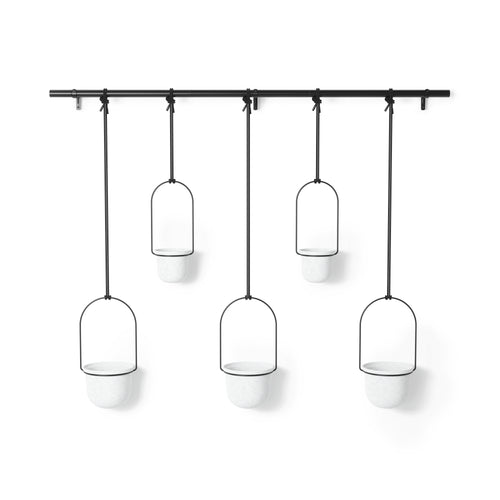 Umbra Triflora hangende bloempotten, set van 5 - vtwonen shop