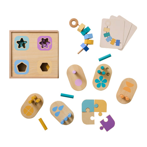 Petite Amélie Montessori speelgoed box MONT - Multiplex - meerkleurig