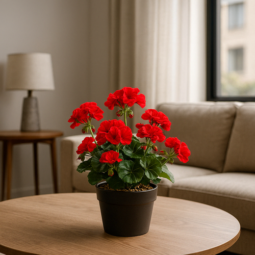 Flourify - kunstbloem - Geranium bos - 40 cm - vtwonen shop