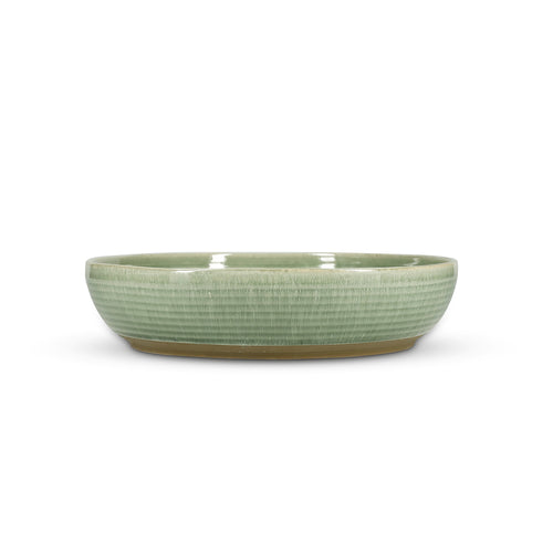Salt & Pepper - Serveerschaal 32xH7,5cm groen Cameo
