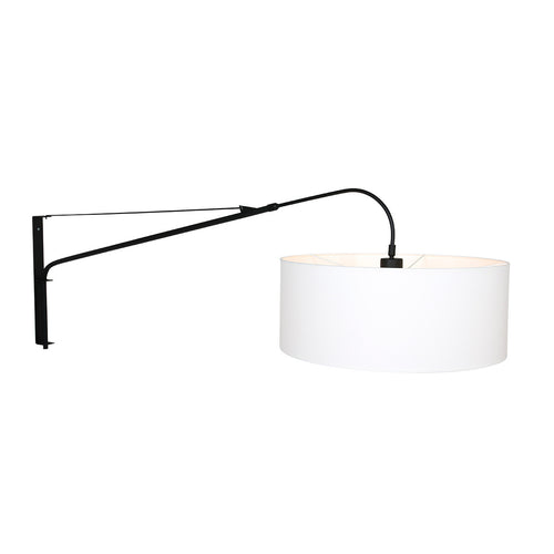 Steinhauer wandlamp elegant - 1 lichts - 120x 56 cm - zwart wit - vtwonen shop