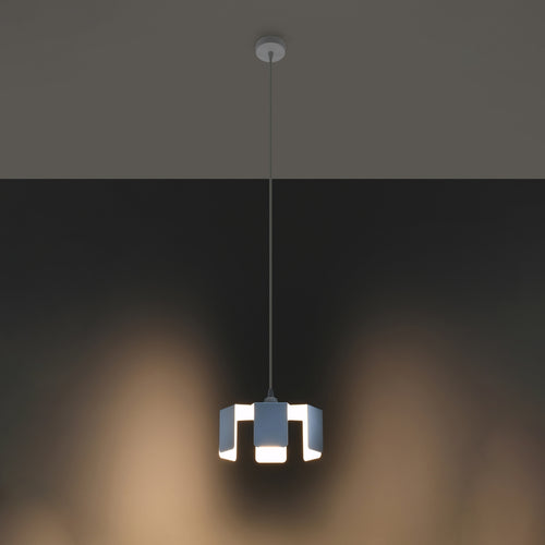 Sollux Lighting Hanglamp TULIP wit - 24x24x110cm