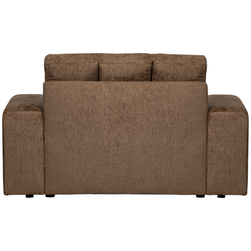 WOOOD loveseat Second Date - Structure Velvet - Brass - 78x136x101 - vtwonen shop