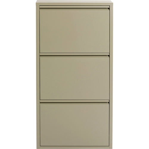 Kare Design Schoenenkast Caruso kaki 3 laden