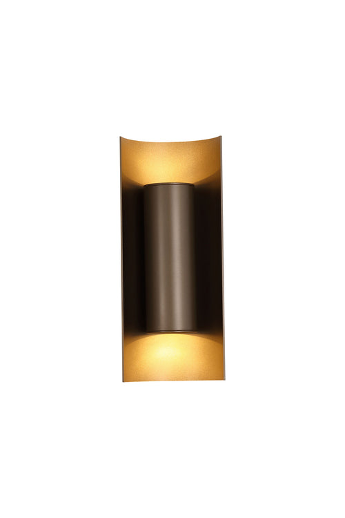 Searchlight wandlamp Roll - 2 lichts - 7.4  x 25.4   cm - brons