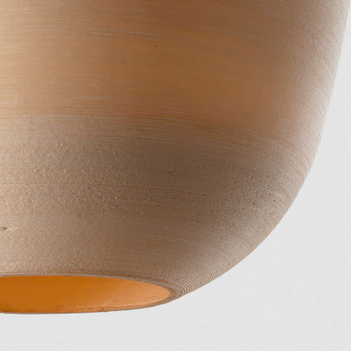 Faro TIERRA 52 cm koepel hangende plafondlamp naturel