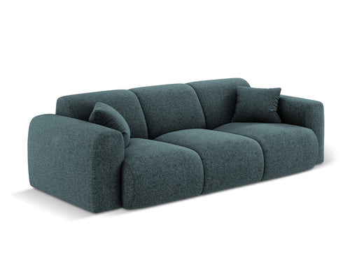 Cosmopolitan Design Bank Nolio 3-zits, chenille, olie - 95x235x72cm