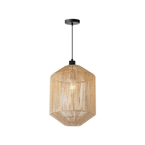 LABEL51 Hanglamp Ibiza - Naturel Jute - 33x33x162cm - vtwonen shop