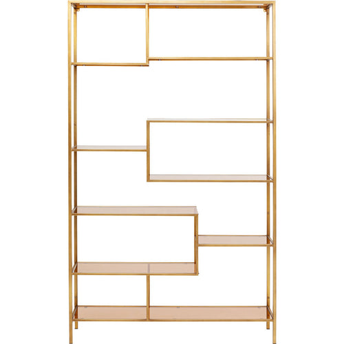 Kare Design Bookshelf Loft 195x115cm Goud