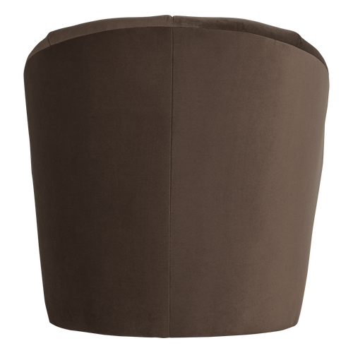 WOOOD draaifauteuil Mojo - Velvet - Bruin - 75x68x77