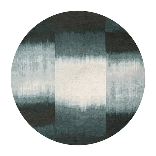 Ecorugs vloerkleed Deep Water - blauw - 240x240cm
