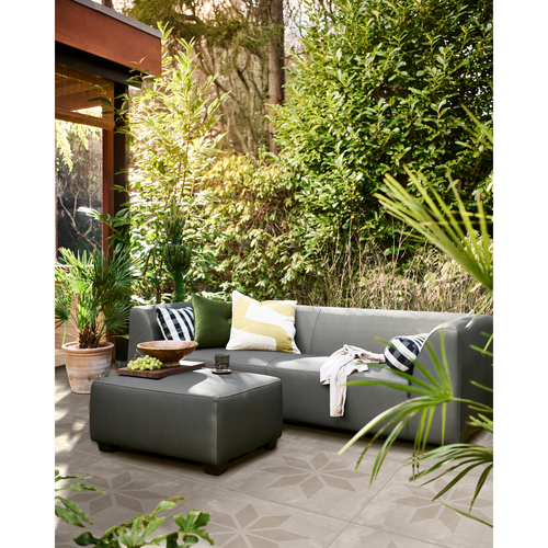 vtwonen tuinhocker buiten Hollandia- PVC - Groen - 44x88x64 - vtwonen shop