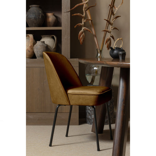 BePureHome eetkamerstoelen Vogue- Fluweel - Honinggeel - Set van 2 - vtwonen shop