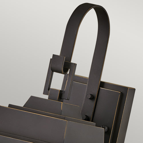 Elstead Hinkley Bainbridge Buitenwandlantaarn in olie gewreven brons met Heritage Brass-accenten, IP44