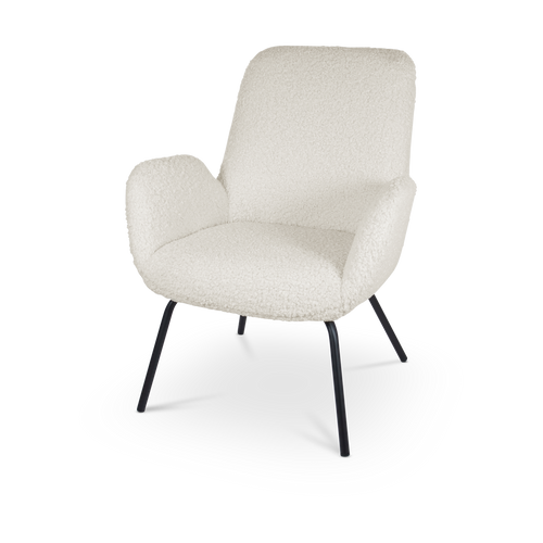 Nolon Ninte fauteuil teddy gebroken wit - vtwonen shop