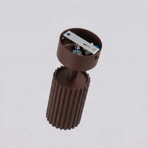 Sollux Lighting Plafondlamp KARBON 1 bruin - 7x7x18cm