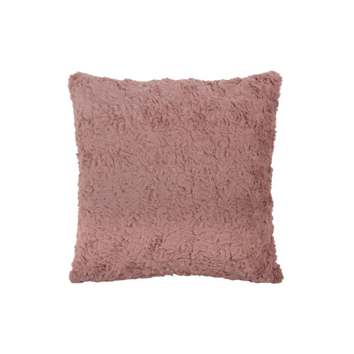 Present Time sierkussen Tierno Furry - roze - 45x45x15cm - vtwonen shop