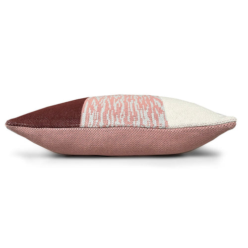 Malagoon kussen Sunset - roestbruin - 50x50cm 100% organisch katoen