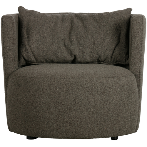 vtwonen fauteuil Explore - Bouclé - Bruin - 81x96x92 - vtwonen shop