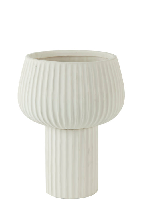 Light & Living pot  - wit - 27.5x27.5x36 cm