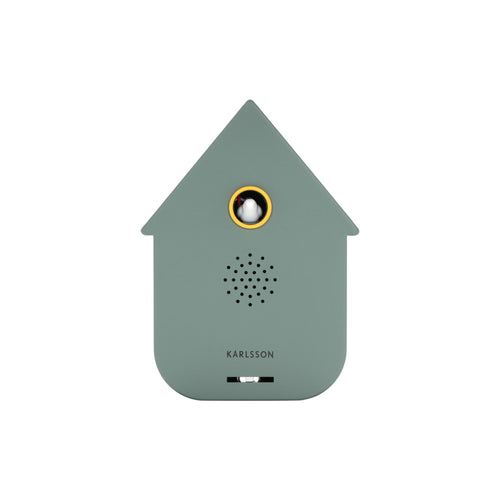 Karlsson ornament Sound Box Modern Cuckoo - groen - 12x7.5x11.5cm - Vaderdag - Vaderdagcadeau - Vaderdag cadeautje voor hem