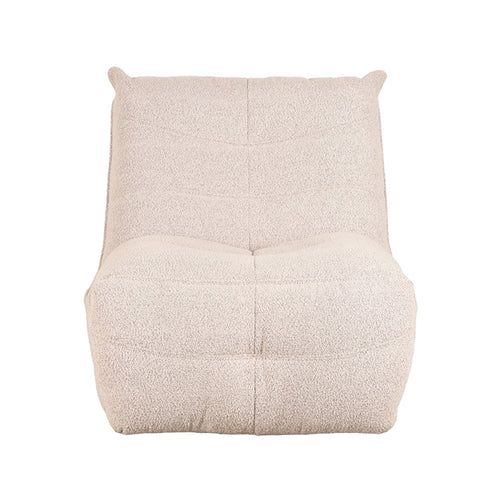 LABEL51 Fauteuil Take It Easy - Naturel Bouclé - Draaibaar - 84x104x94cm - vtwonen shop