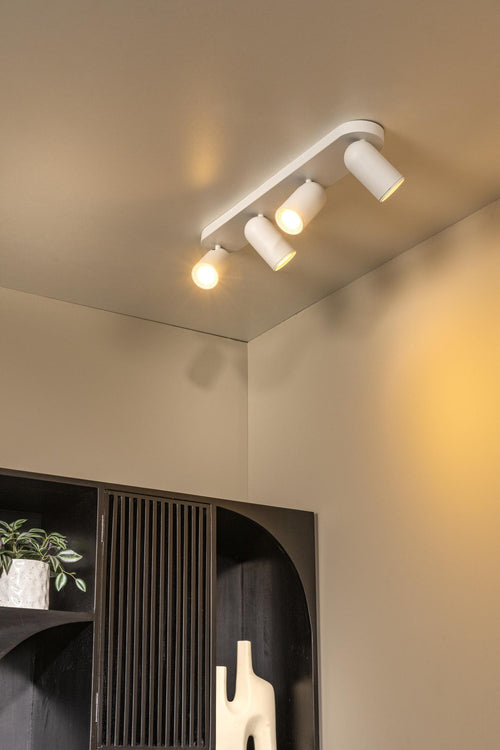 Lucide plafondspot PUNCH - 4xGU10 - Wit