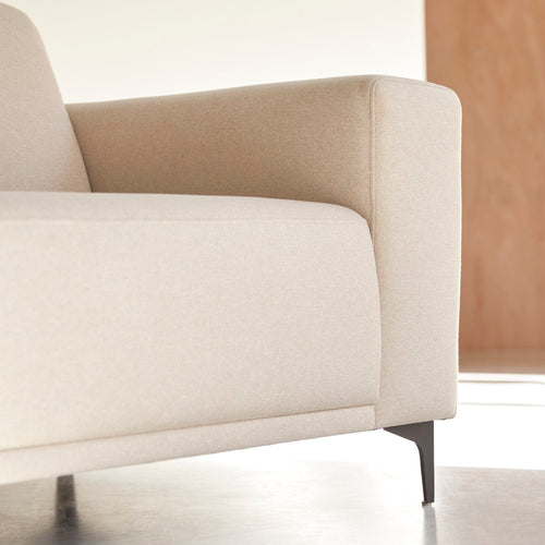 Tikamoon 2,5-zitsbank in ecru stof - Beige - vtwonen shop