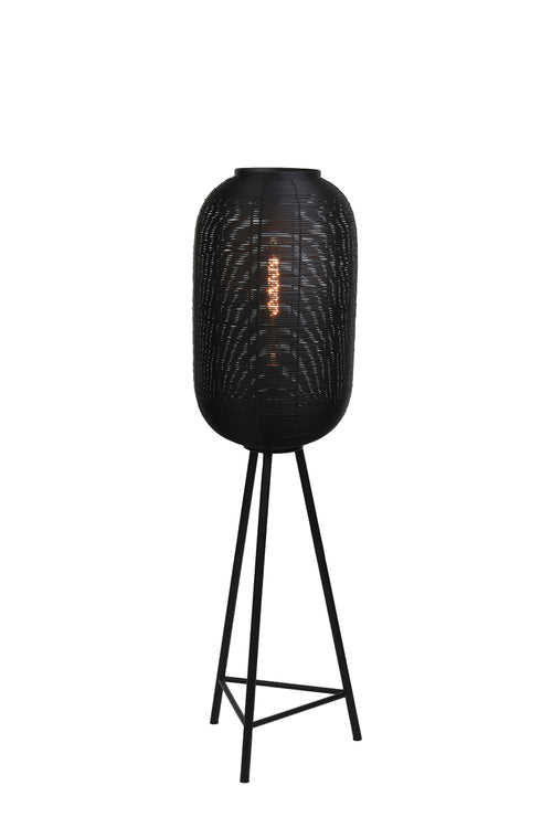 Light & Living vloerlamp TOMEK  - 35x35x136cm - zwart
