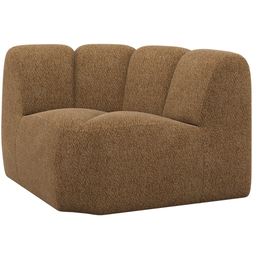 WOOOD bank hoekelement Mojo - Wollig - Honinggeel - 74x110x110