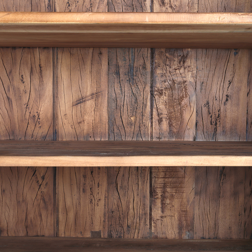 Raw Materials Farmwood houten vitrinekast - 114x50x190 cm